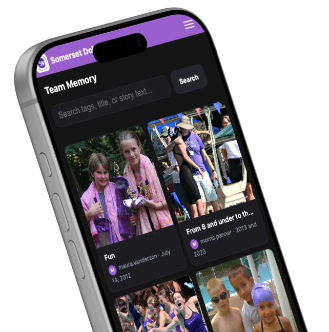 SwimStory mobile app preview