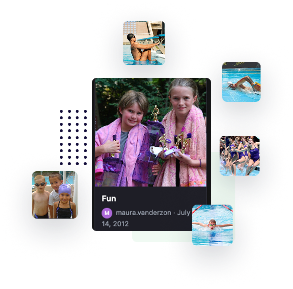 SwimStory memory collage